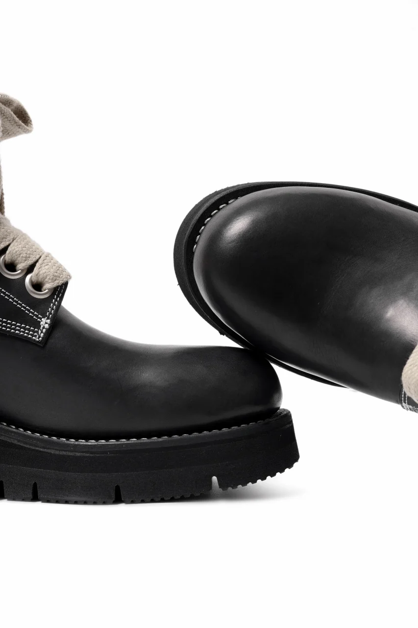 A.F ARTEFACT × Portaille DOUBLE SIDE ZIP BOOTS / ITALIAN VACHETTA SMOOTH (BLACK) - Image 21
