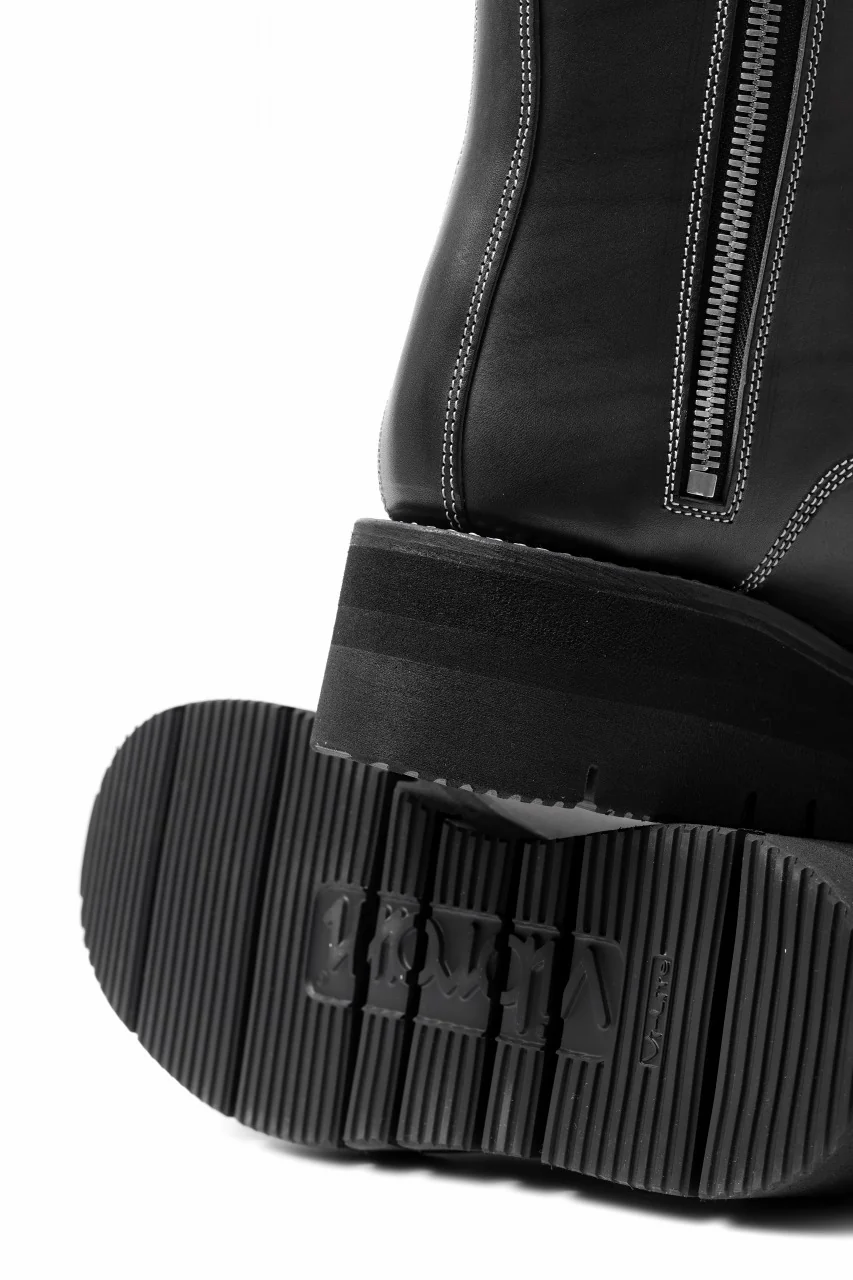 A.F ARTEFACT × Portaille DOUBLE SIDE ZIP BOOTS / ITALIAN VACHETTA SMOOTH (BLACK) - Image 23