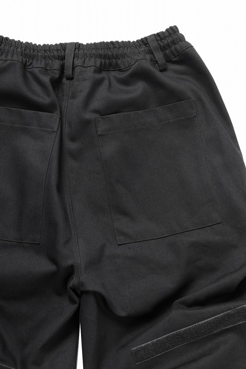 A.F ARTEFACT PURE DENIM TUCK WIDE PANTS (BLACK) - Image 16
