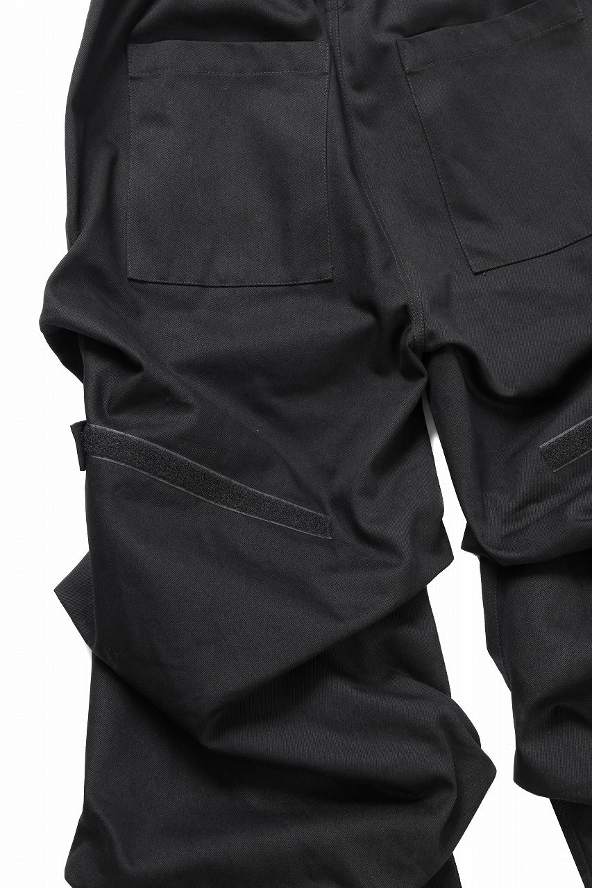 A.F ARTEFACT PURE DENIM TUCK WIDE PANTS (BLACK) - Image 17