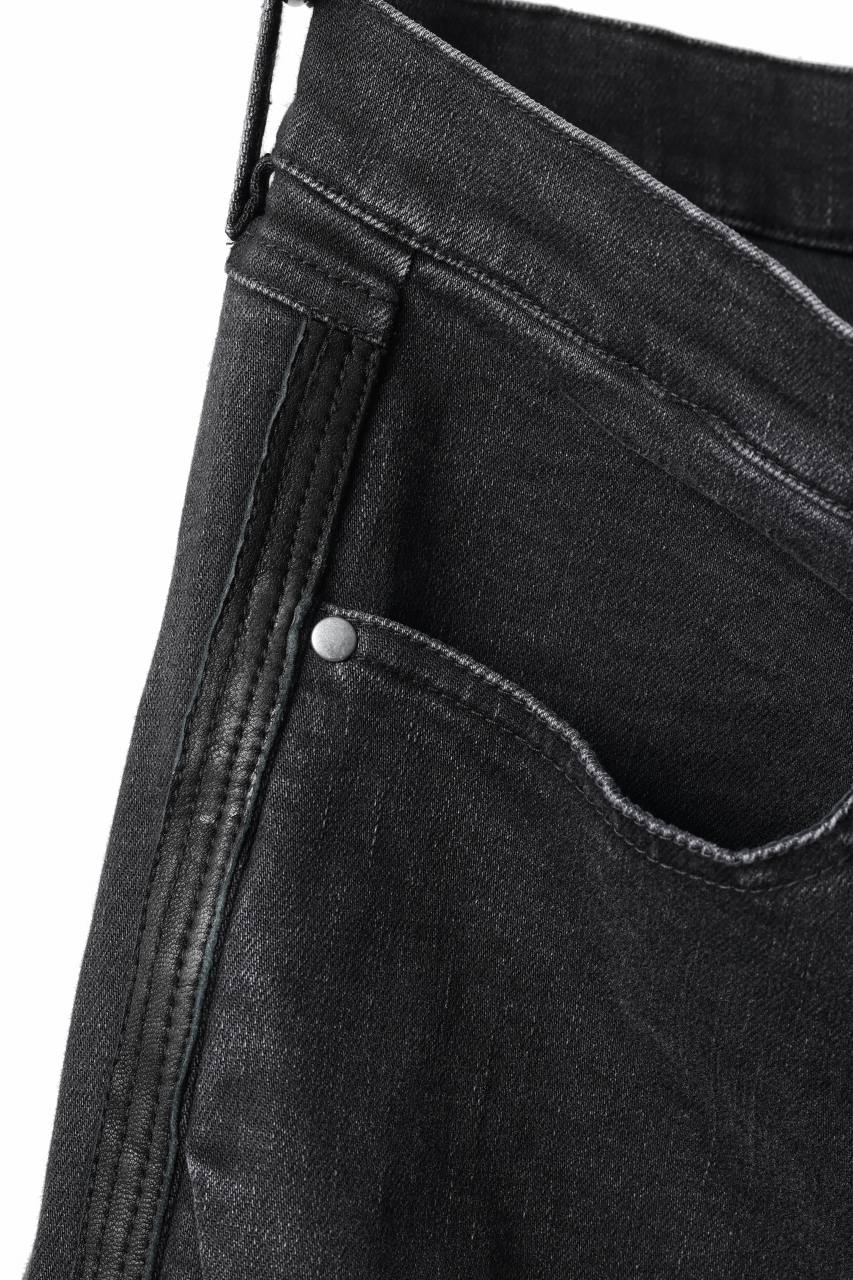 A.F ARTEFACT RELAXED SKINNY DENIM PANTS (BLACK) - Image 21