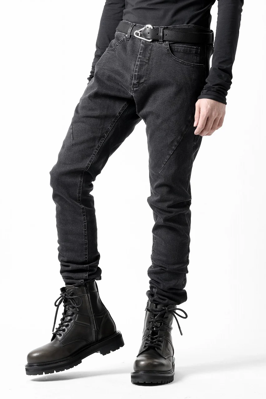 A.F ARTEFACT RELAXED SKINNY DENIM PANTS (BLACK) - Image 3