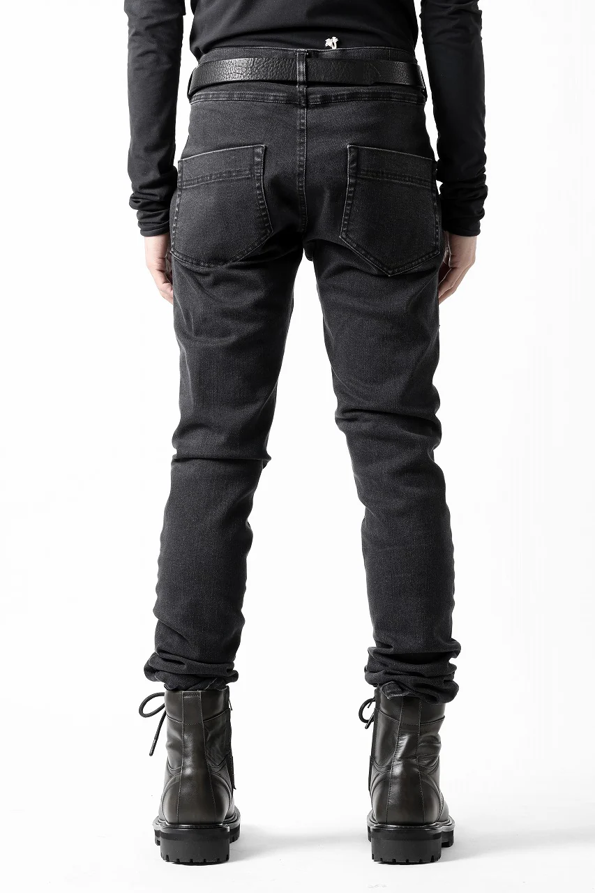 A.F ARTEFACT RELAXED SKINNY DENIM PANTS (BLACK) - Image 4