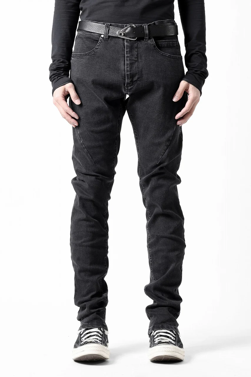 A.F ARTEFACT RELAXED SKINNY DENIM PANTS (BLACK) - Image 5