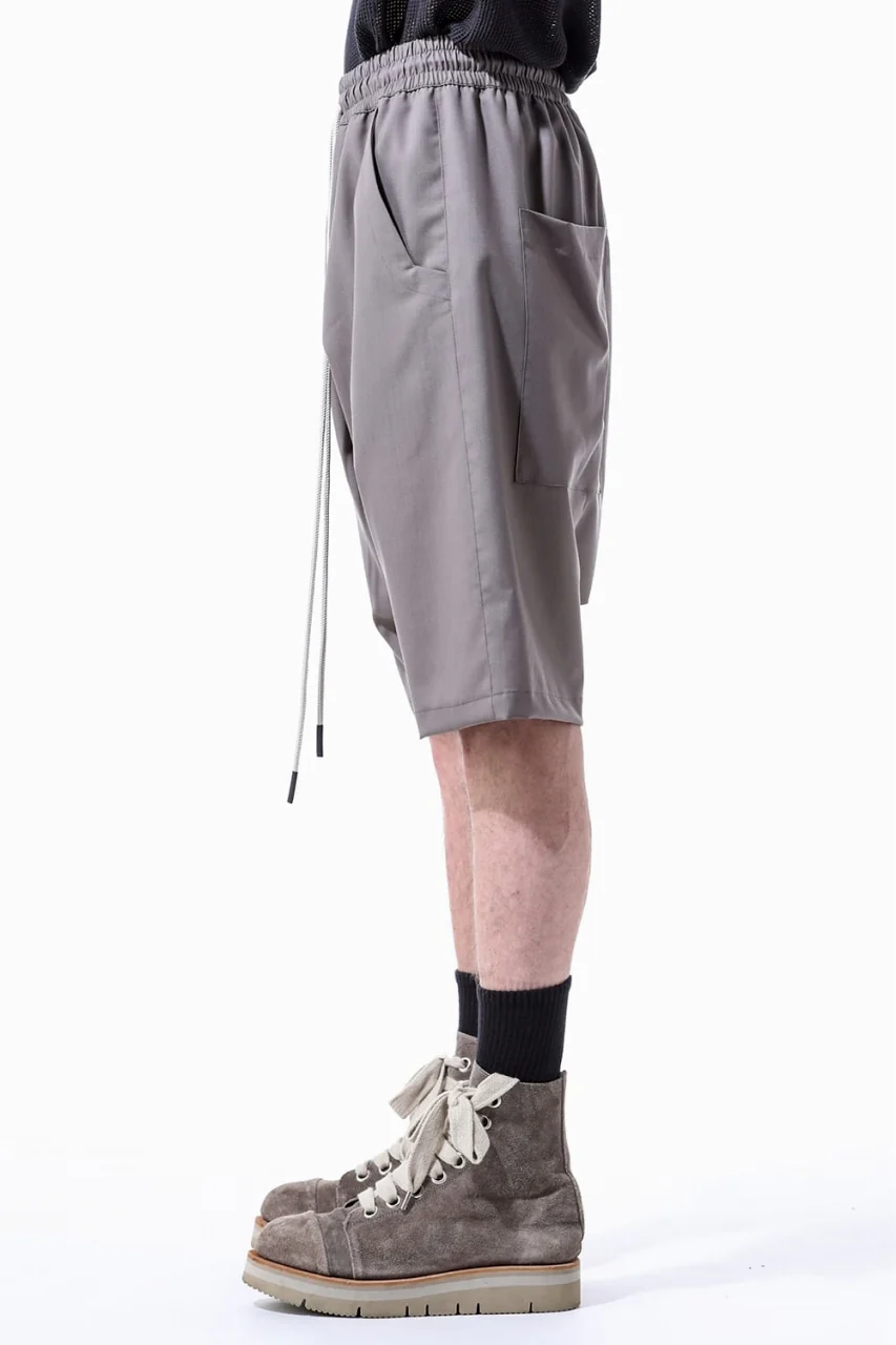 A.F ARTEFACT RESORT SARROUEL SHORTS / TROPICAL WOOL (GREY) - Image 14