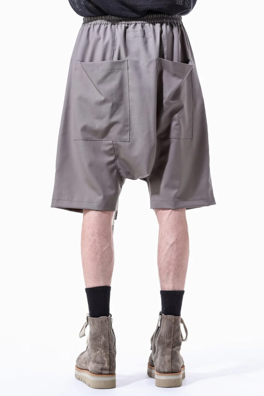 A.F ARTEFACT RESORT SARROUEL SHORTS / TROPICAL WOOL (GREY) - Image 16