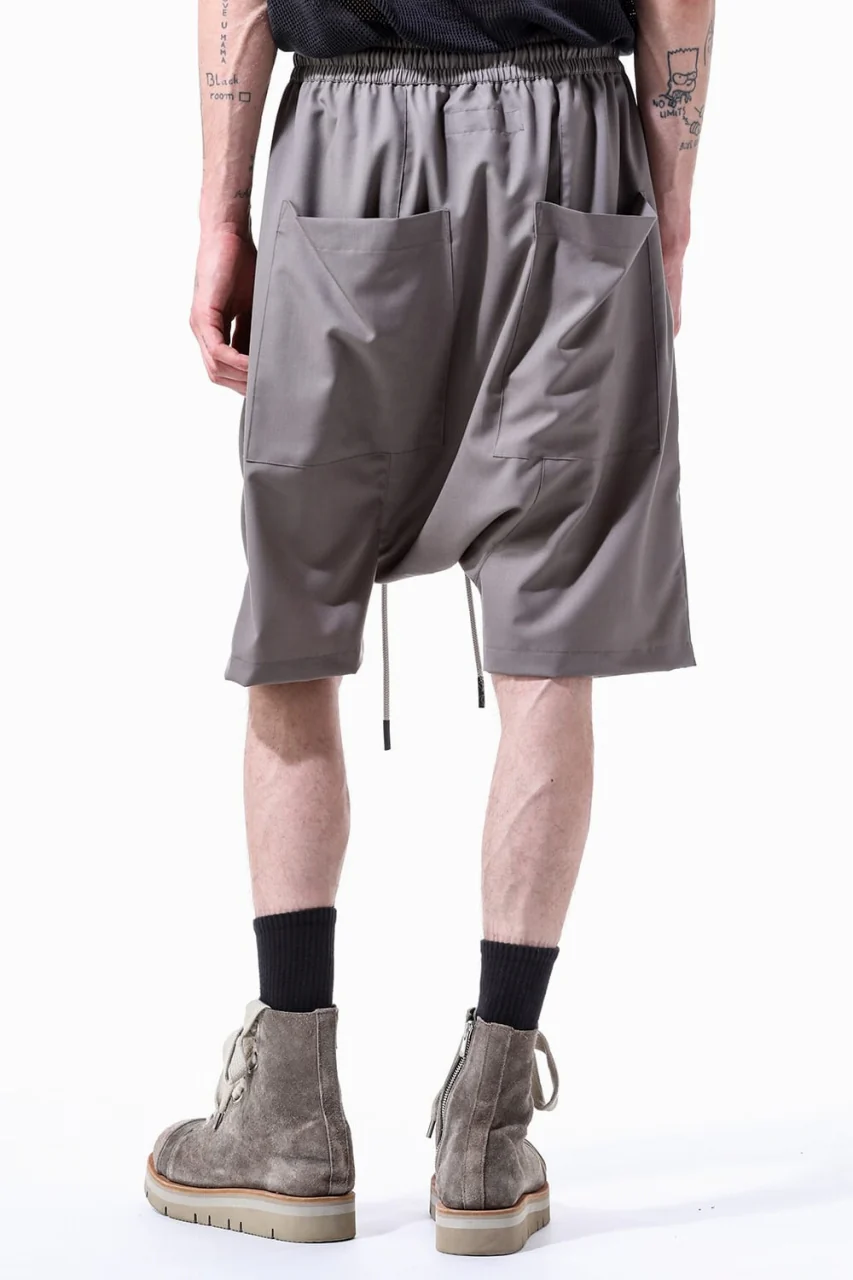 A.F ARTEFACT RESORT SARROUEL SHORTS / TROPICAL WOOL (GREY) - Image 18