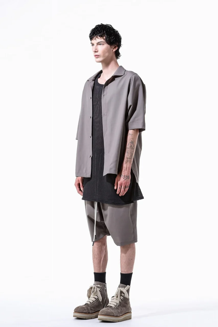 A.F ARTEFACT RESORT SARROUEL SHORTS / TROPICAL WOOL (GREY) - Image 21