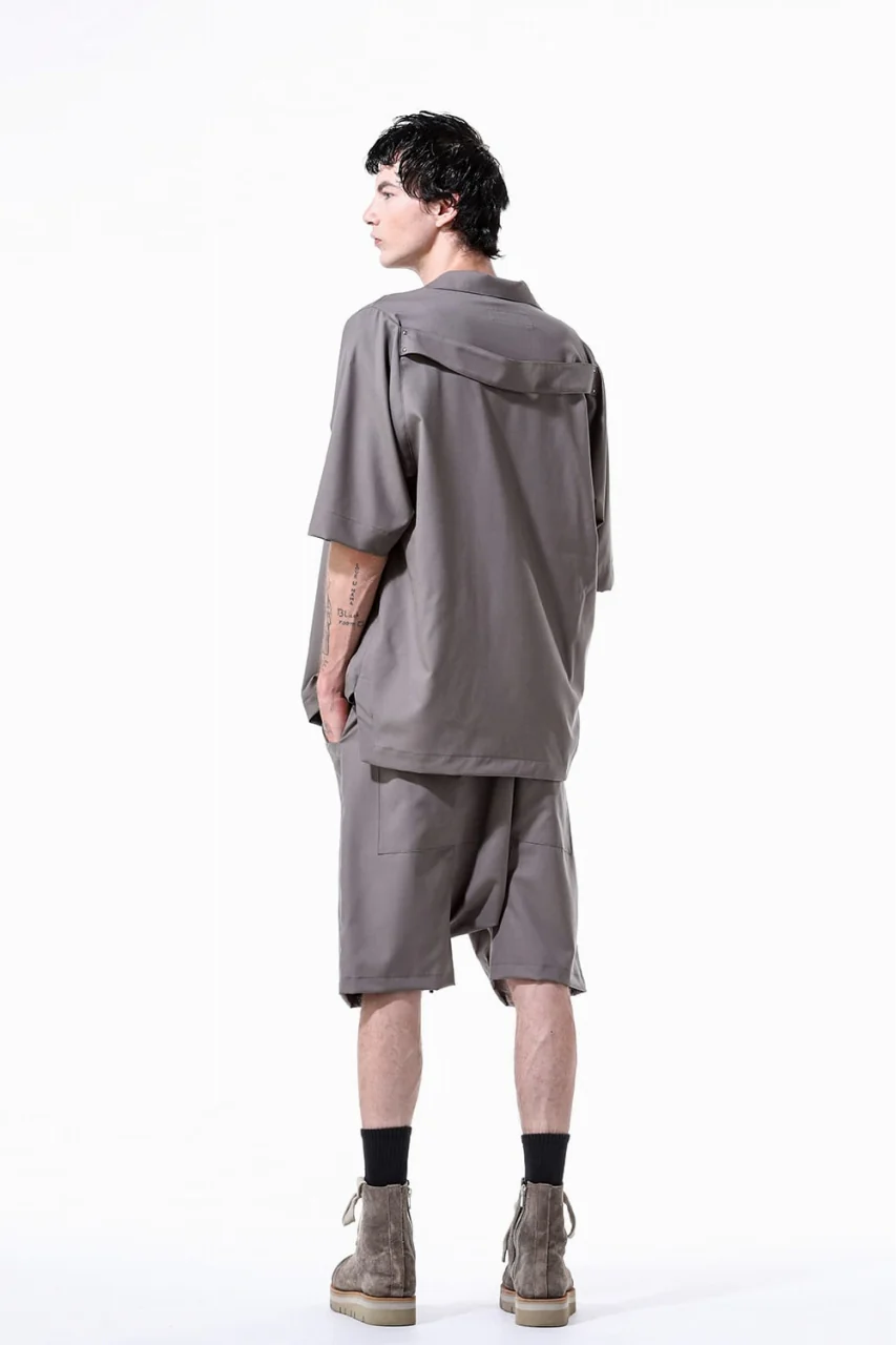 A.F ARTEFACT RESORT SARROUEL SHORTS / TROPICAL WOOL (GREY) - Image 23