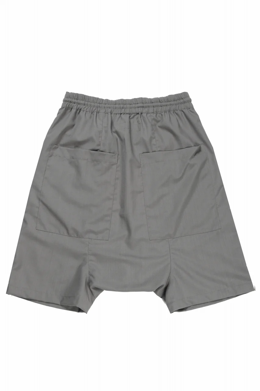 A.F ARTEFACT RESORT SARROUEL SHORTS / TROPICAL WOOL (GREY) - Image 3