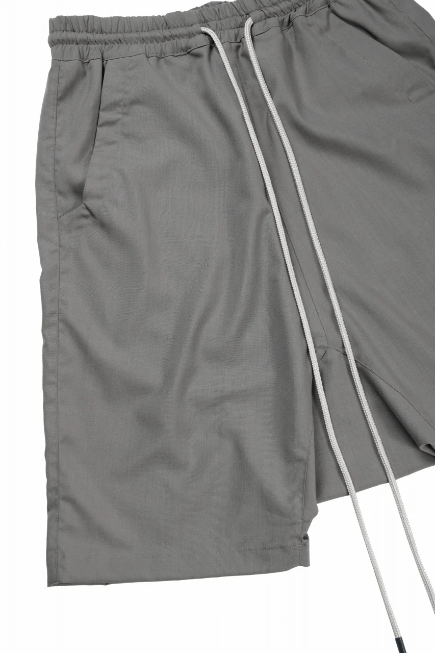 A.F ARTEFACT RESORT SARROUEL SHORTS / TROPICAL WOOL (GREY) - Image 4