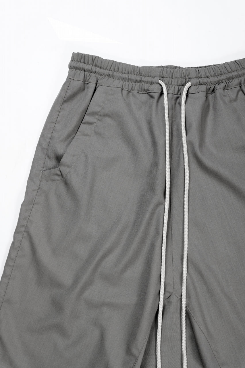 A.F ARTEFACT RESORT SARROUEL SHORTS / TROPICAL WOOL (GREY) - Image 7