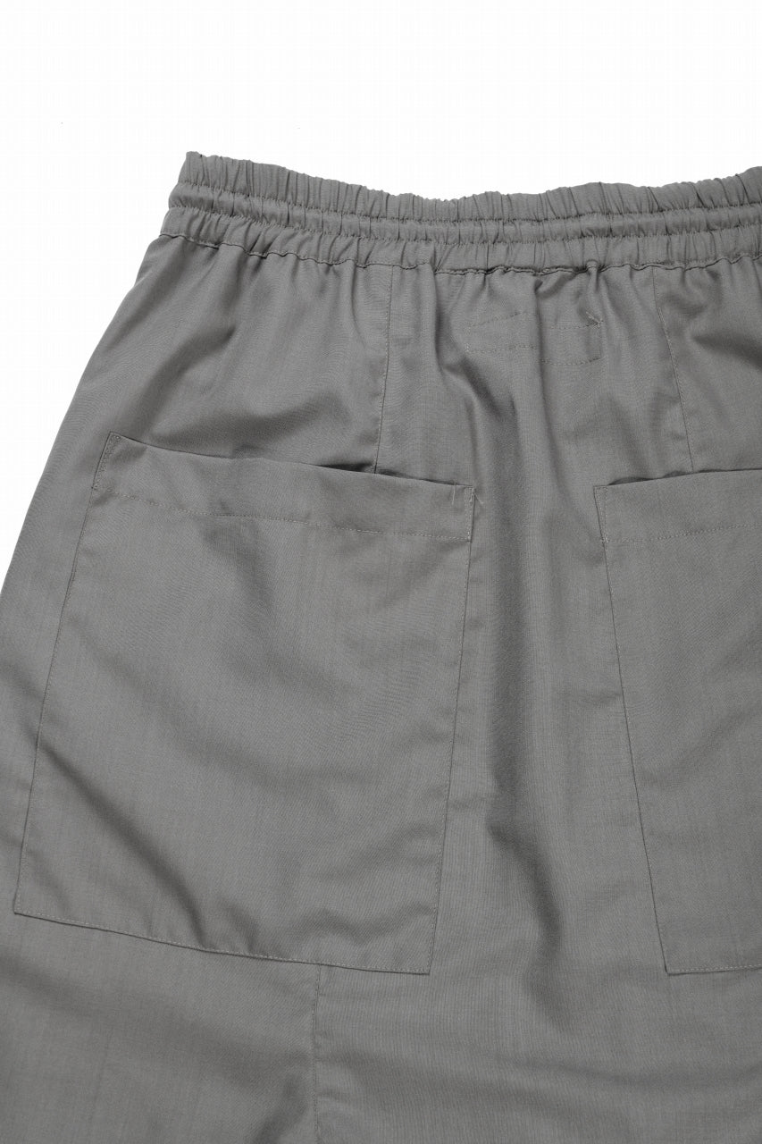 A.F ARTEFACT RESORT SARROUEL SHORTS / TROPICAL WOOL (GREY) - Image 9