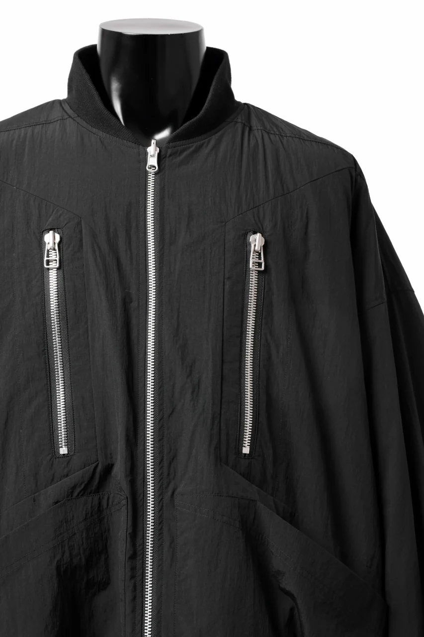 A.F ARTEFACT REVERSIBLE "BOMBER" MA-1 JACKET (BLACK x DARK ORANGE) - Image 14