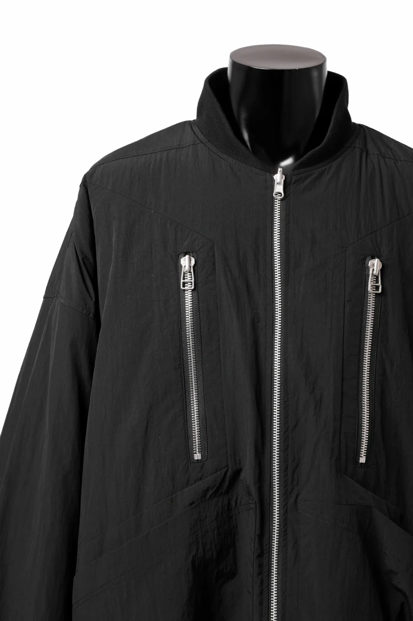 A.F ARTEFACT REVERSIBLE "BOMBER" MA-1 JACKET (BLACK x DARK ORANGE) - Image 15