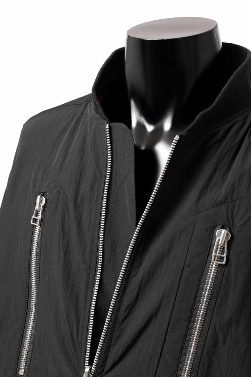 A.F ARTEFACT REVERSIBLE "BOMBER" MA-1 JACKET (BLACK x DARK ORANGE) - Image 18