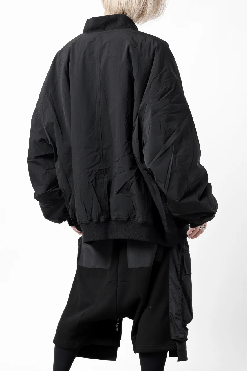 A.F ARTEFACT REVERSIBLE "BOMBER" MA-1 JACKET (BLACK x DARK ORANGE) - Image 31