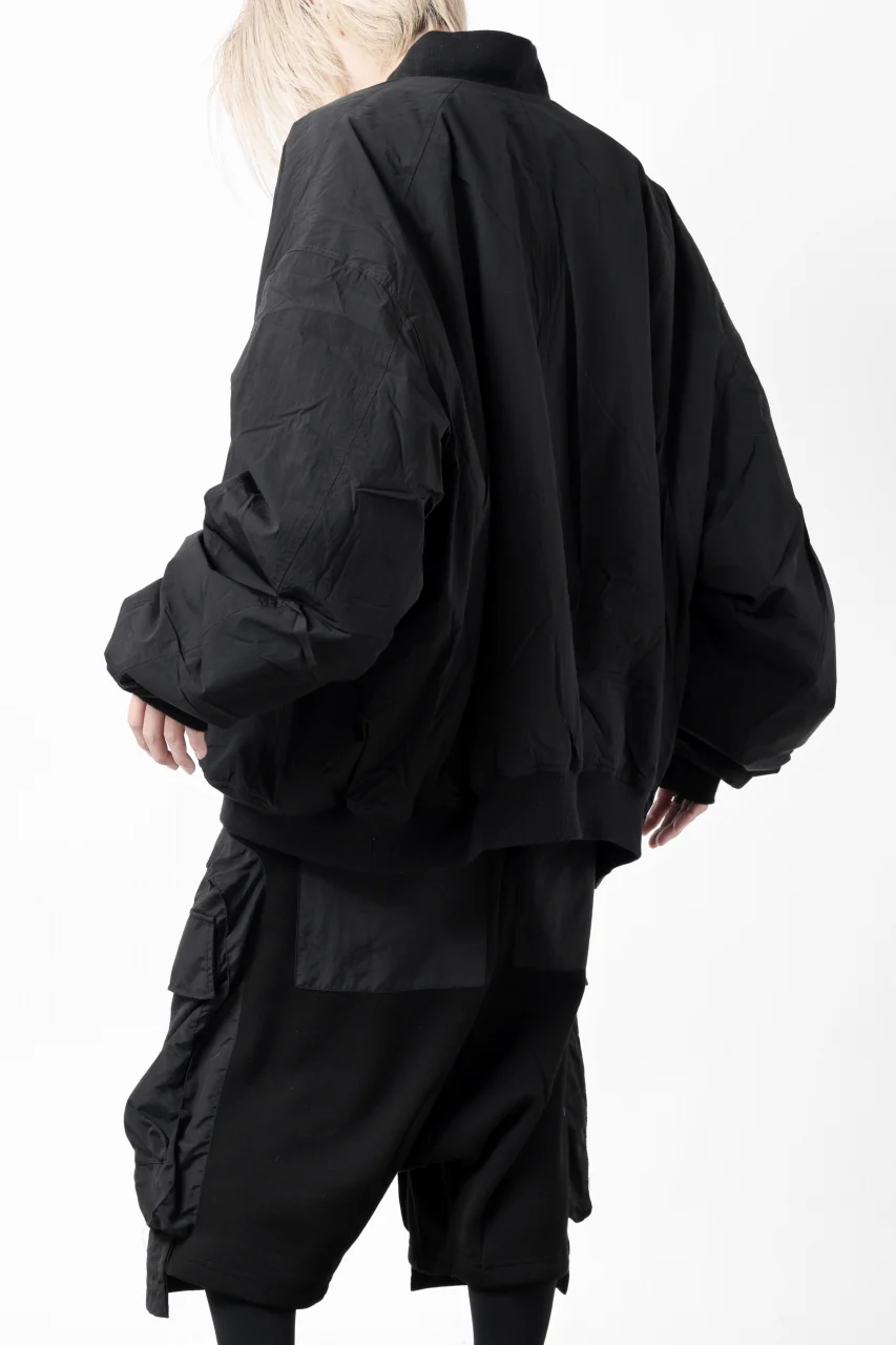 A.F ARTEFACT REVERSIBLE "BOMBER" MA-1 JACKET (BLACK x DARK ORANGE) - Image 32