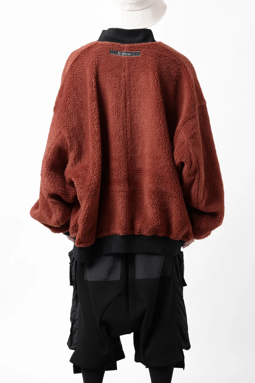 A.F ARTEFACT REVERSIBLE "BOMBER" MA-1 JACKET (BLACK x DARK ORANGE) - Image 41