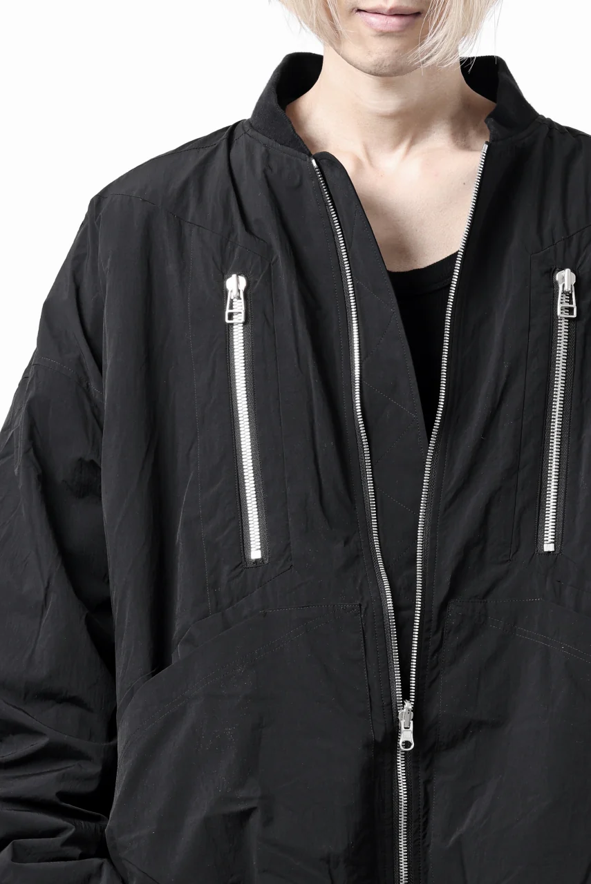 A.F ARTEFACT REVERSIBLE "BOMBER" MA-1 JACKET (BLACK x DARK ORANGE) - Image 47