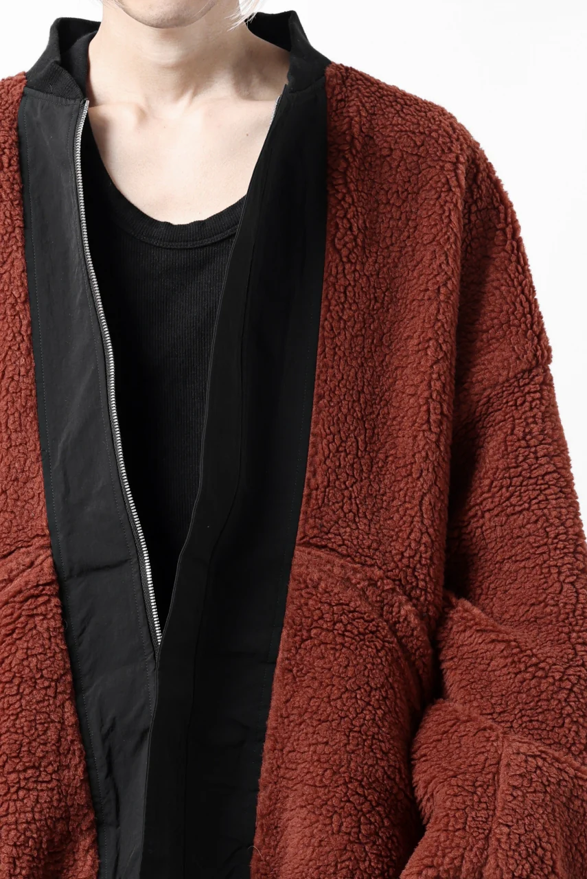 A.F ARTEFACT REVERSIBLE "BOMBER" MA-1 JACKET (BLACK x DARK ORANGE) - Image 50