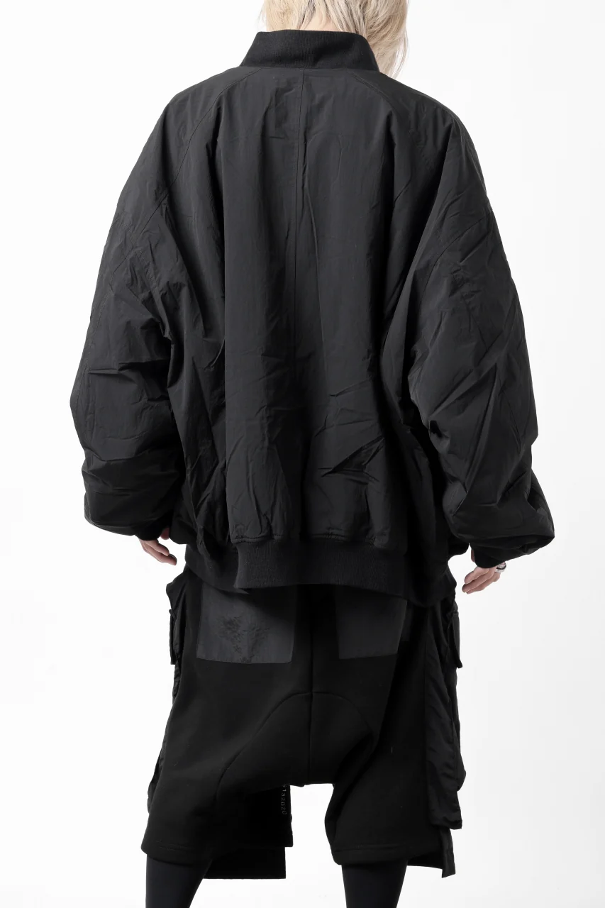 A.F ARTEFACT REVERSIBLE "BOMBER" MA-1 JACKET (BLACK x DARK ORANGE) - Image 6