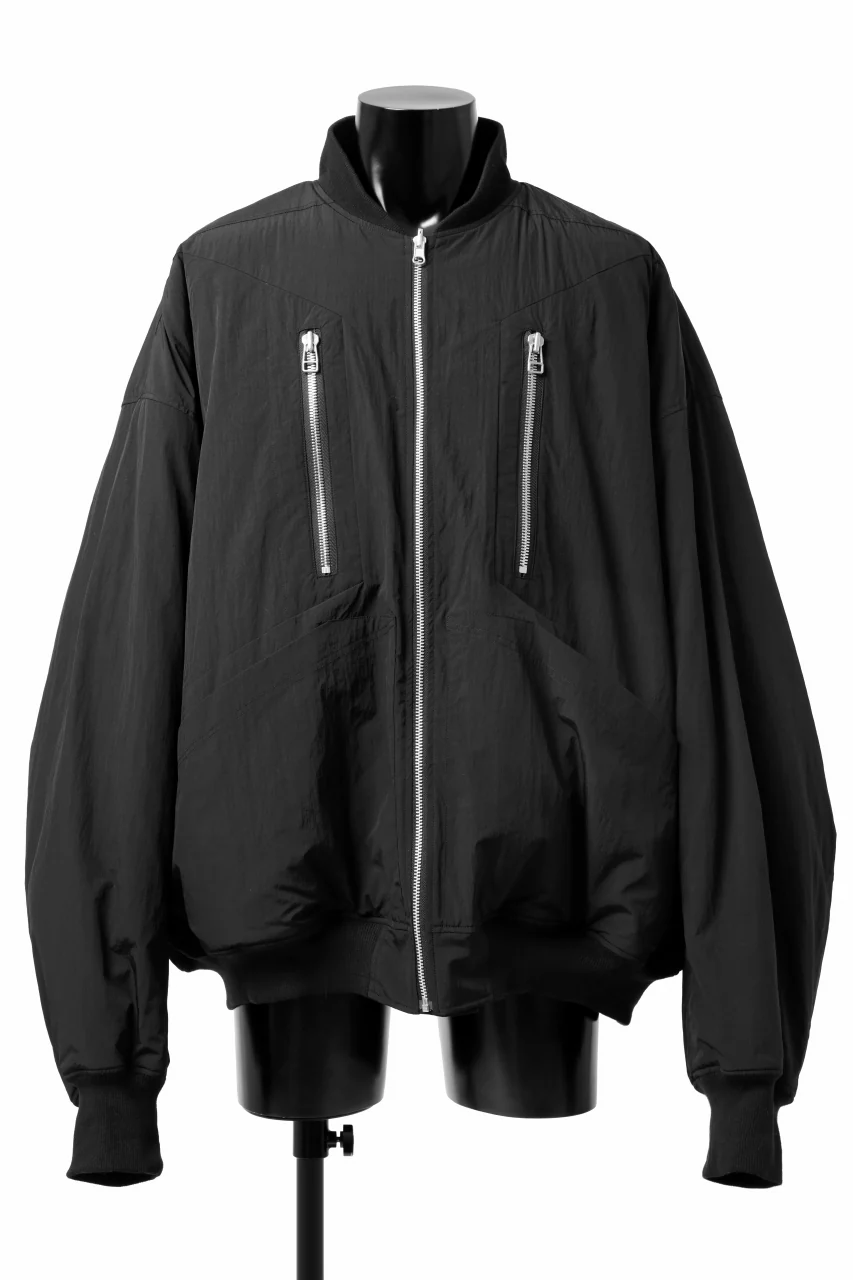 A.F ARTEFACT REVERSIBLE "BOMBER" MA-1 JACKET (BLACK x DARK ORANGE) - Image 8
