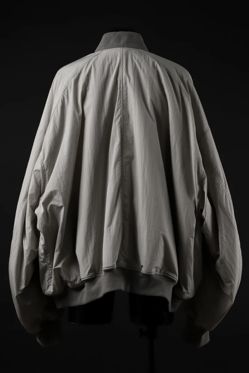 A.F ARTEFACT REVERSIBLE "BOMBER" MA-1 JACKET (IVORY x IVORY) - Image 6