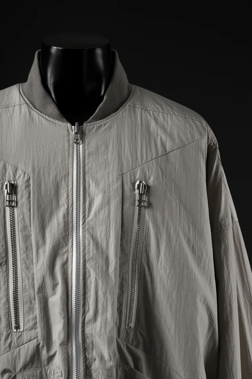 A.F ARTEFACT REVERSIBLE "BOMBER" MA-1 JACKET (IVORY x IVORY) - Image 8