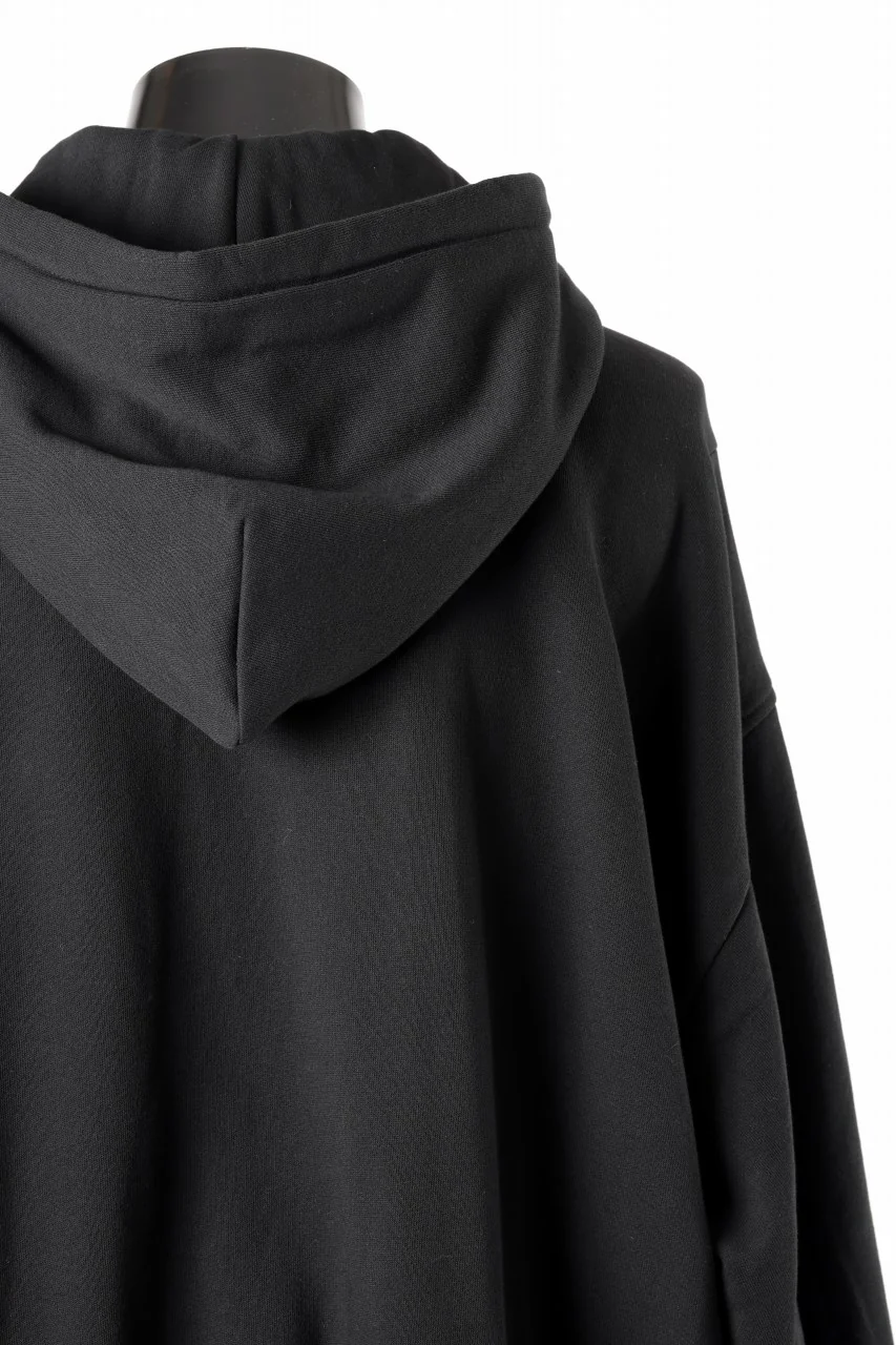 A.F ARTEFACT REVERSIBLE MA-1 HOODIE BLOUSON / COTTON-TERRY (BLACK) - Image 14