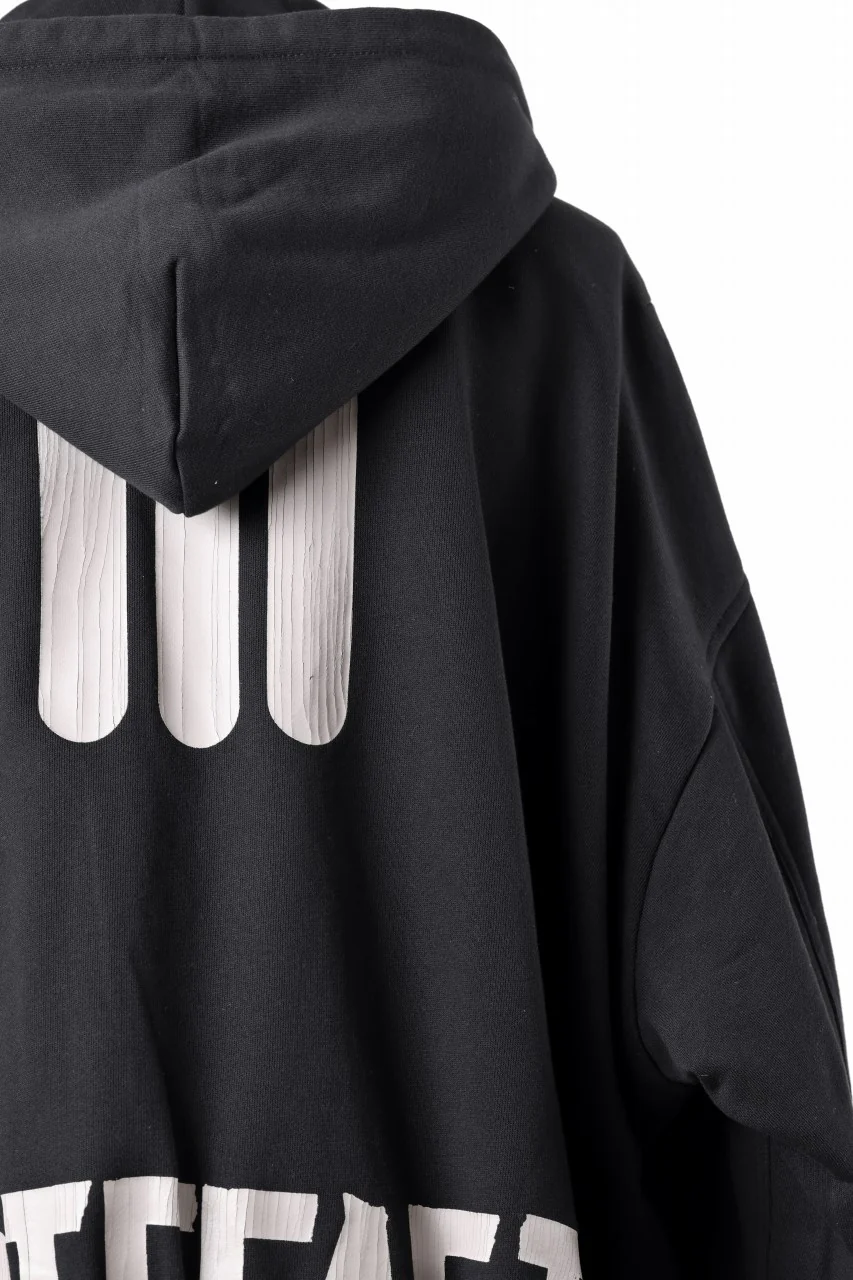 A.F ARTEFACT REVERSIBLE MA-1 HOODIE BLOUSON / COTTON-TERRY (BLACK) - Image 24
