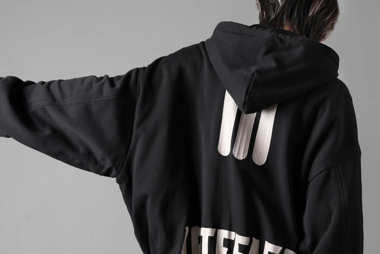 A.F ARTEFACT REVERSIBLE MA-1 HOODIE BLOUSON / COTTON-TERRY (BLACK) - Image 41