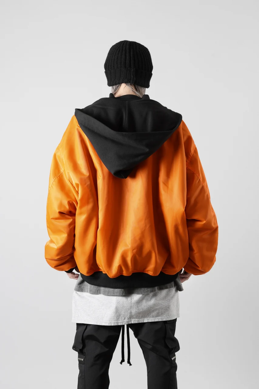 A.F ARTEFACT REVERSIBLE TEDDY BOMBER JACKET (BLACK) - Image 50