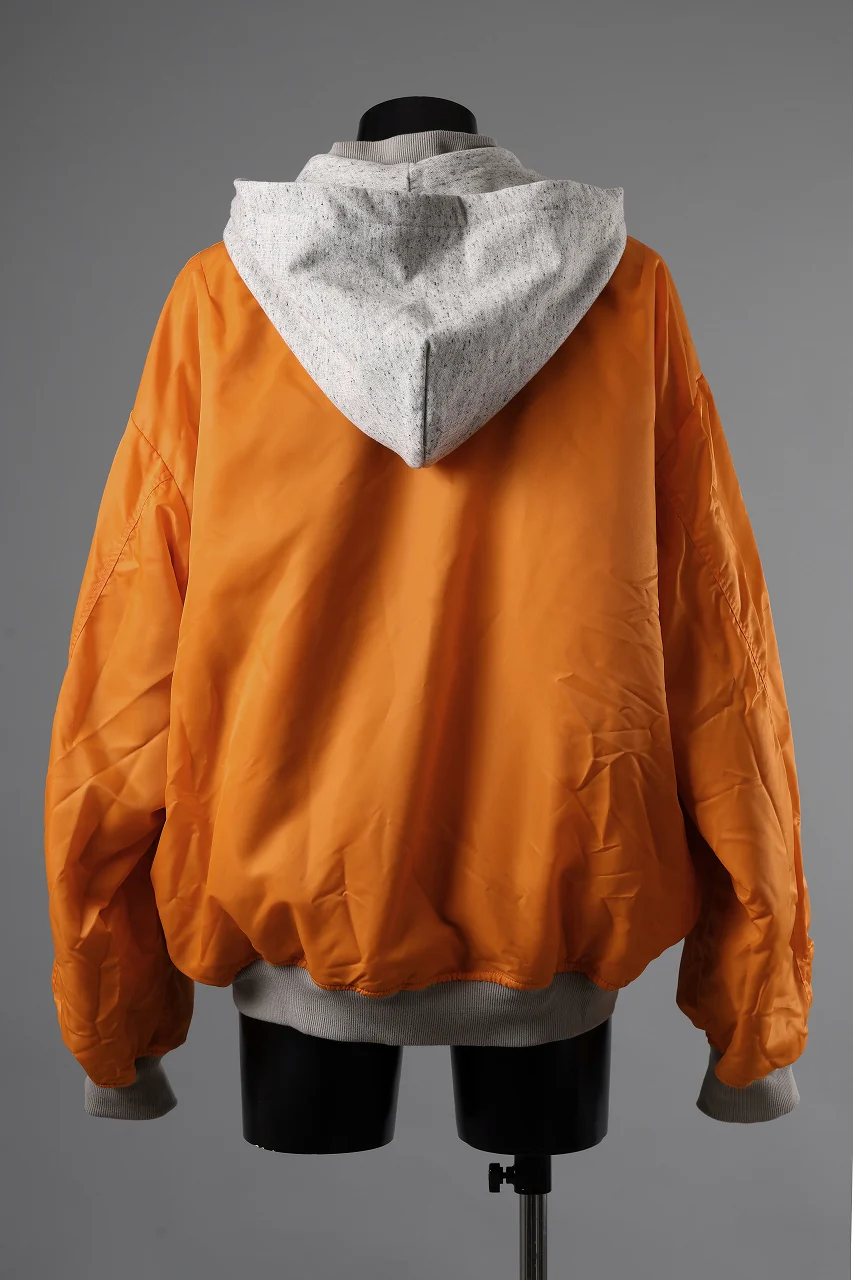 A.F ARTEFACT REVERSIBLE TEDDY BOMBER JACKET (IVORY) - Image 6