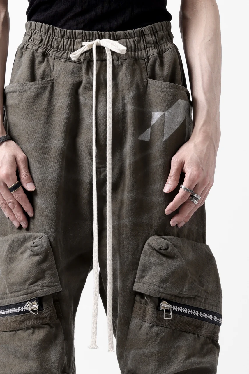 A.F ARTEFACT RUGGED CARGO PANTS / VINTAGE DYED (KHAKI) - Image 33