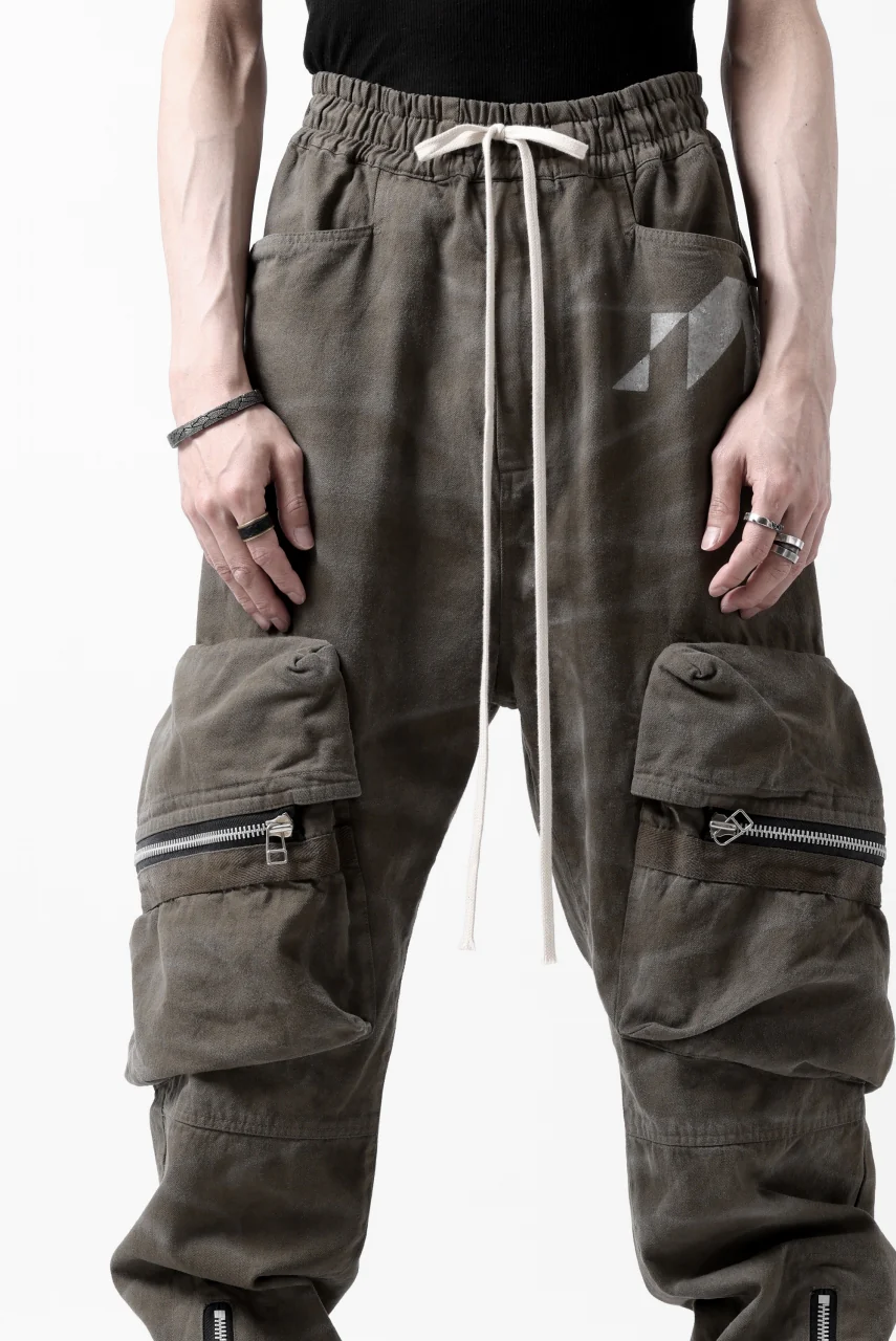 A.F ARTEFACT RUGGED CARGO PANTS / VINTAGE DYED (KHAKI) - Image 36