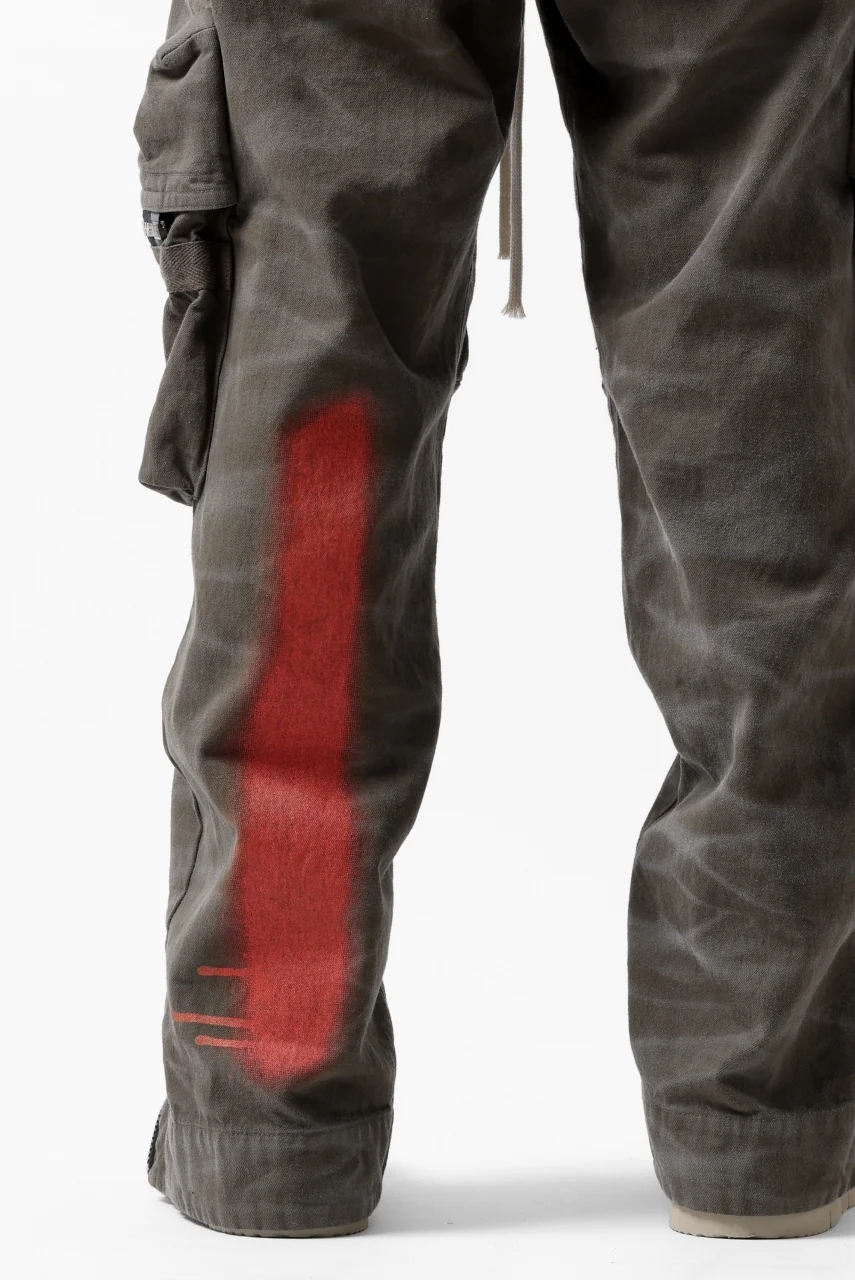 A.F ARTEFACT RUGGED CARGO PANTS / VINTAGE DYED (KHAKI) - Image 39