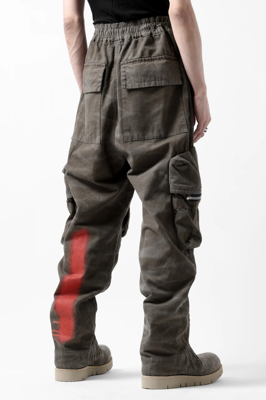 A.F ARTEFACT RUGGED CARGO PANTS / VINTAGE DYED (KHAKI) - Image 7