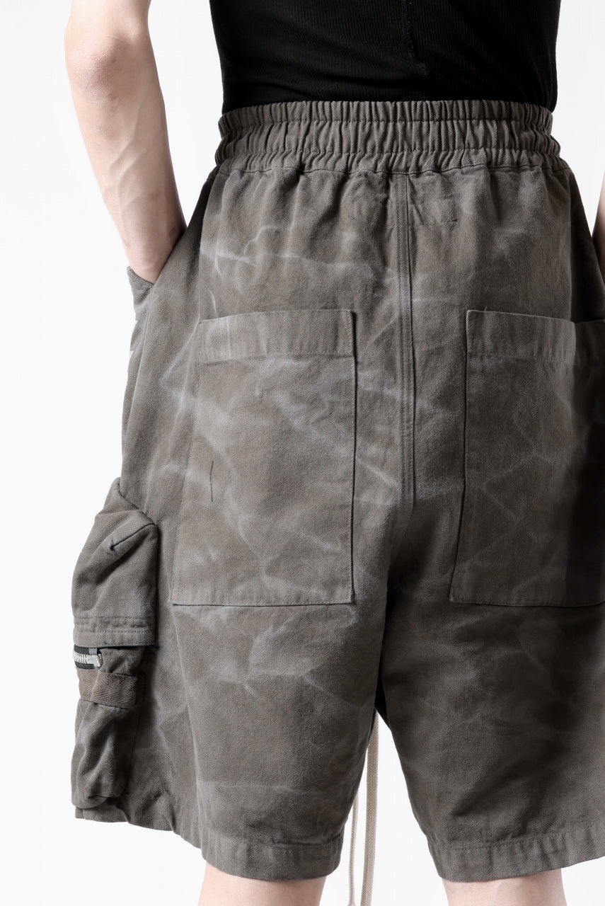 A.F ARTEFACT RUGGED CARGO SHORTS  / VINTAGE DYED (KHAKI) - Image 18