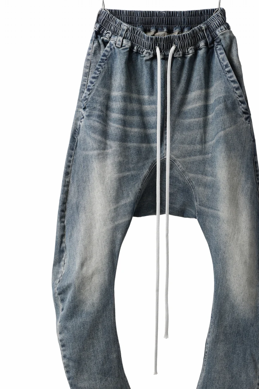 A.F ARTEFACT SARROUEL SKINNY PANTS / FADED AGEING DENIM (BLUE) - Image 17