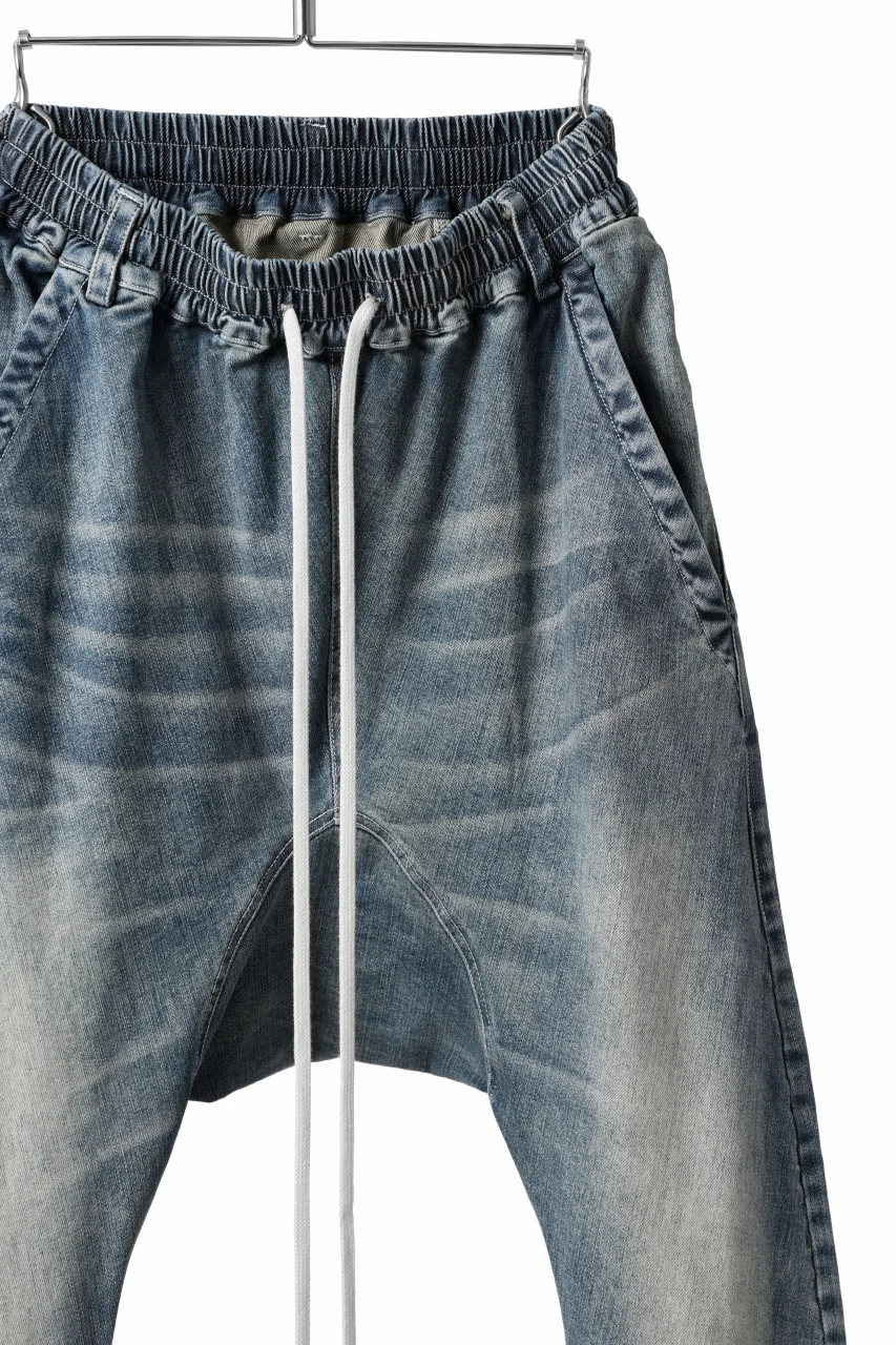 A.F ARTEFACT SARROUEL SKINNY PANTS / FADED AGEING DENIM (BLUE) - Image 18