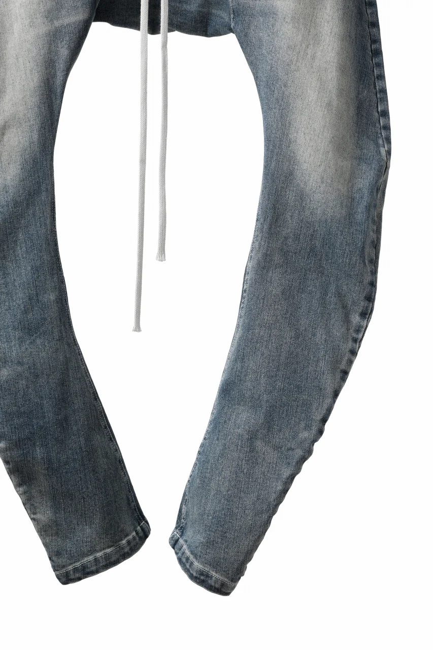 A.F ARTEFACT SARROUEL SKINNY PANTS / FADED AGEING DENIM (BLUE) - Image 19