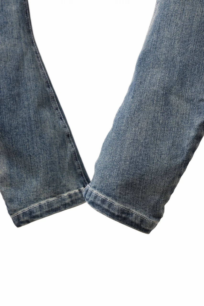 A.F ARTEFACT SARROUEL SKINNY PANTS / FADED AGEING DENIM (BLUE) - Image 20