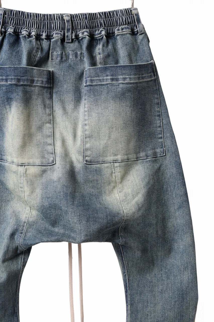 A.F ARTEFACT SARROUEL SKINNY PANTS / FADED AGEING DENIM (BLUE) - Image 21
