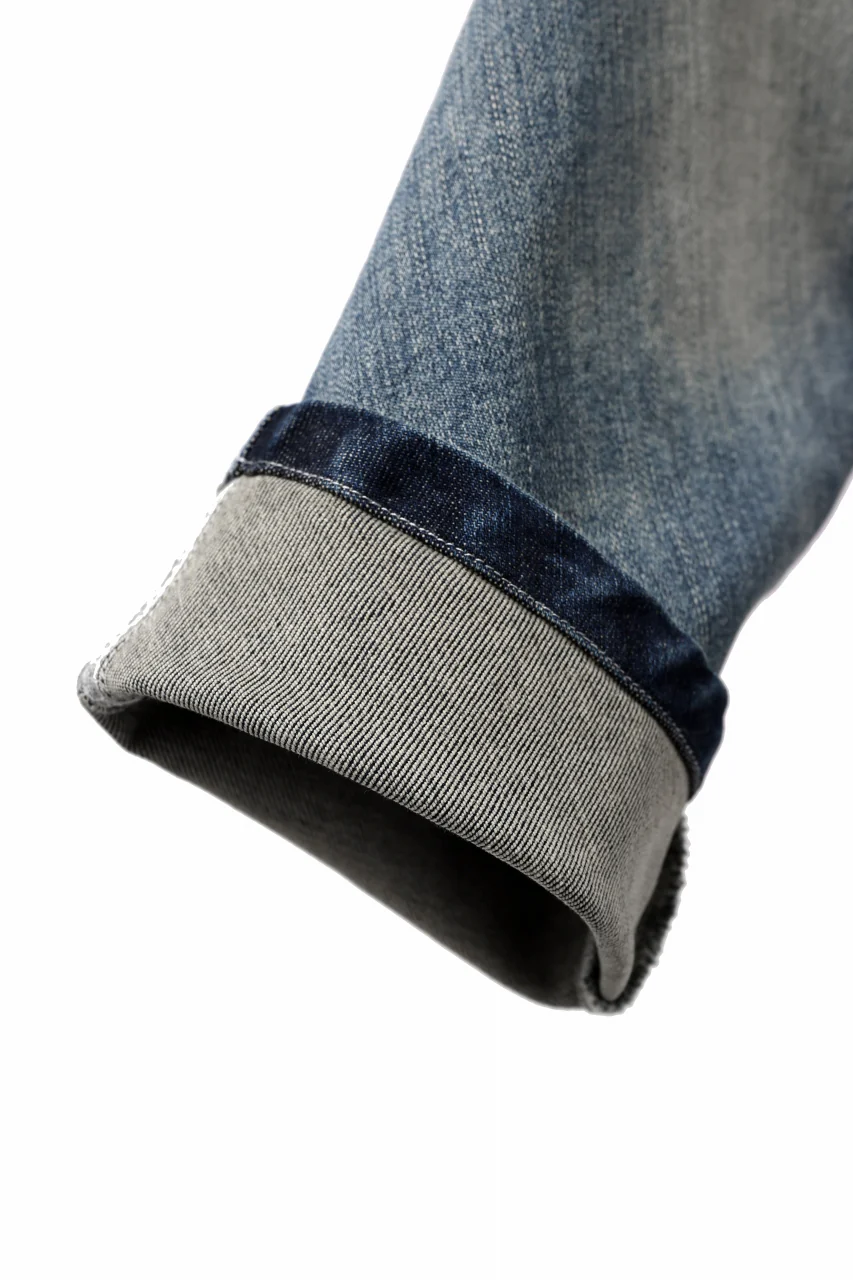 A.F ARTEFACT SARROUEL SKINNY PANTS / FADED AGEING DENIM (BLUE) - Image 24