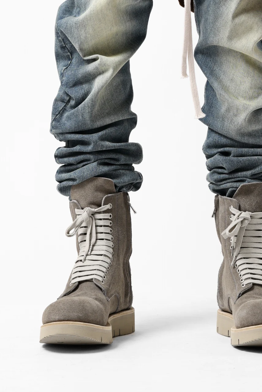 A.F ARTEFACT SARROUEL SKINNY PANTS / FADED AGEING DENIM (BLUE) - Image 27