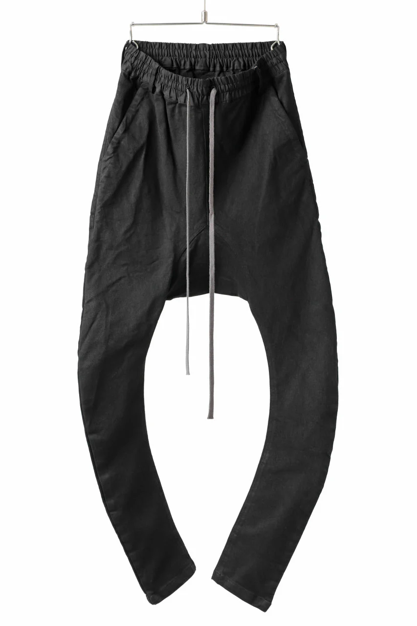 A.F ARTEFACT SARROUEL SKINNY PANTS / HI-STRETCH DENIM (BLACK)