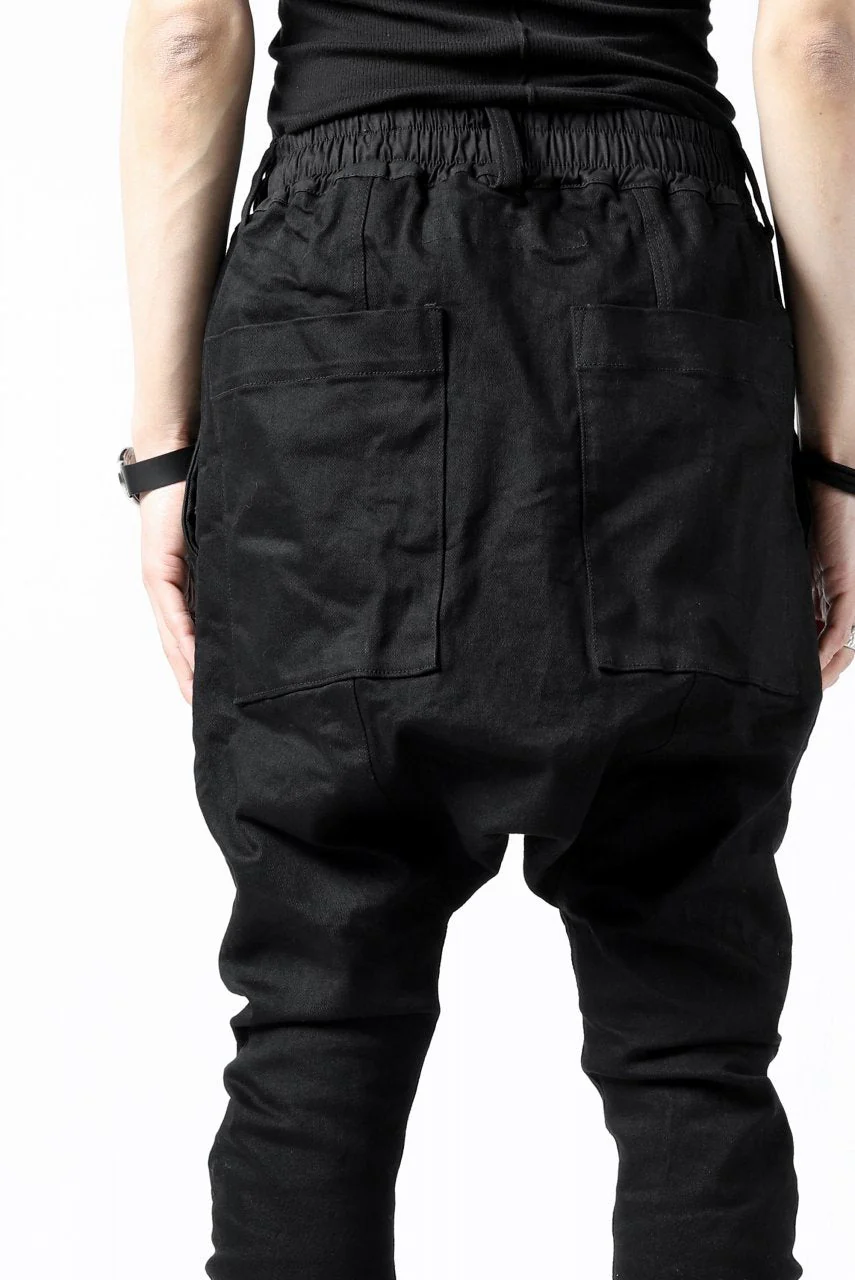 A.F ARTEFACT SARROUEL SKINNY PANTS / HI-STRETCH DENIM (BLACK) - Image 13