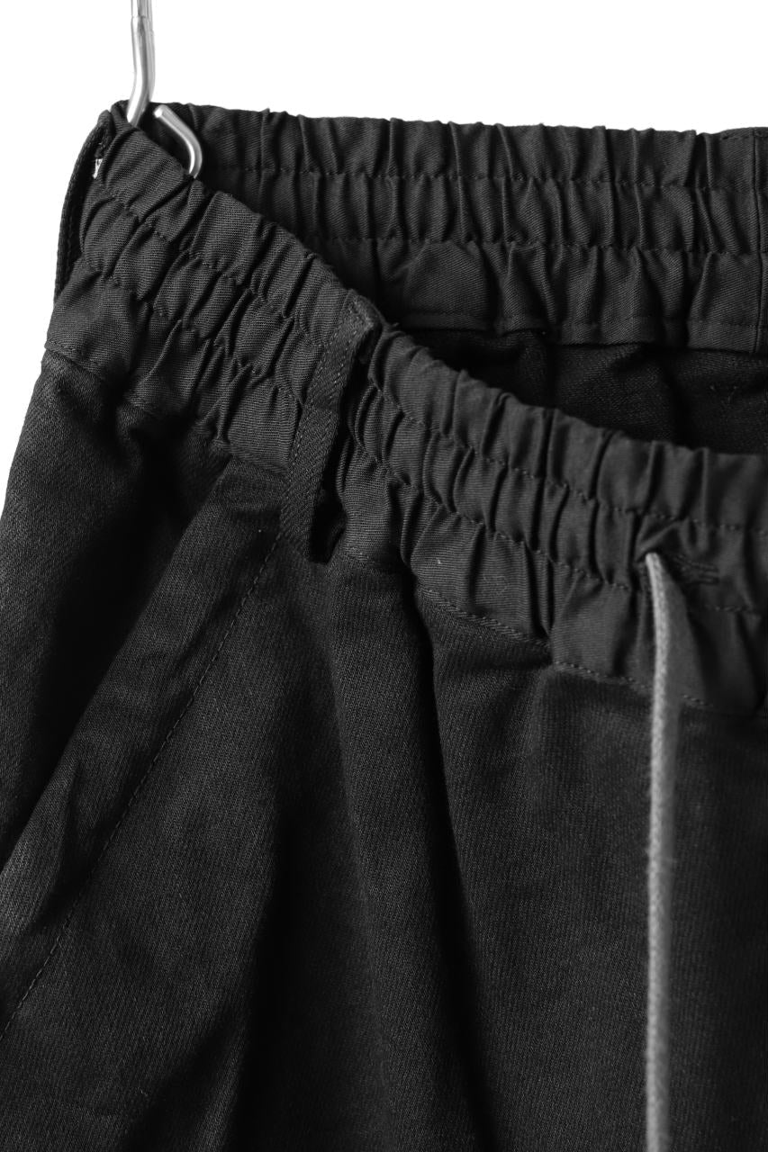 A.F ARTEFACT SARROUEL SKINNY PANTS / HI-STRETCH DENIM (BLACK) - Image 6