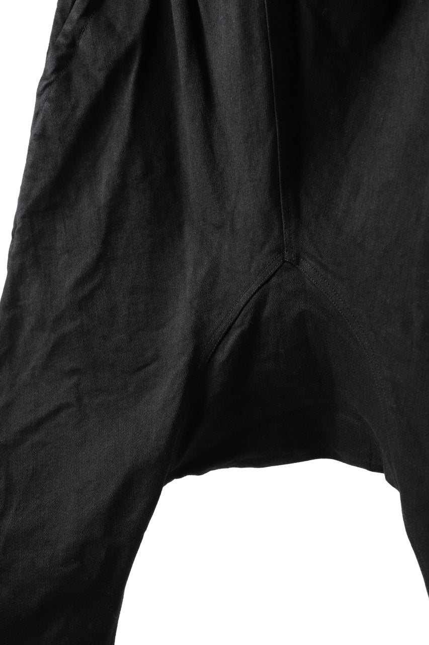 A.F ARTEFACT SARROUEL SKINNY PANTS / HI-STRETCH DENIM (BLACK) - Image 7